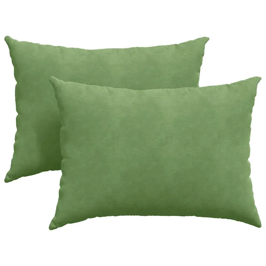 Coussins de canapé 2 pcs Vert clair 70 x 50 cm - 2