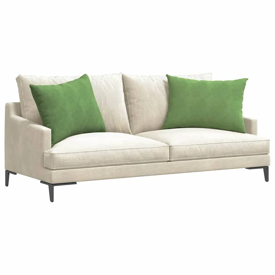 Coussins de canapé 2 pcs Vert clair 70 x 50 cm - 3