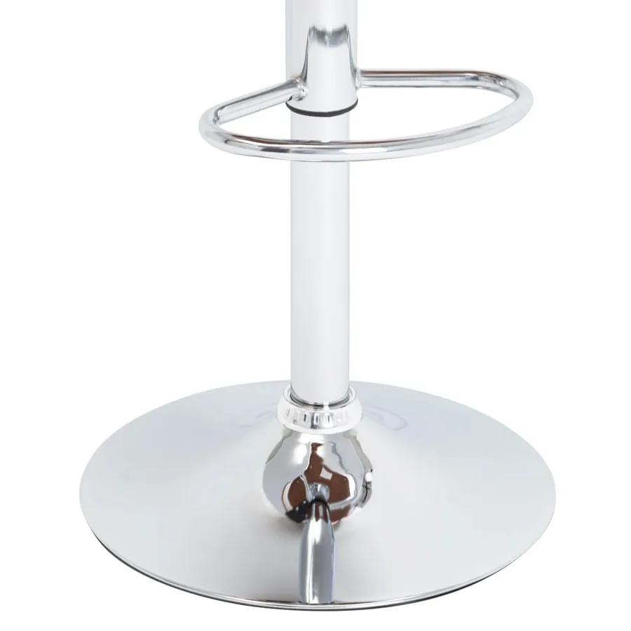 Tabouret de bar Noir Similicuir - 6