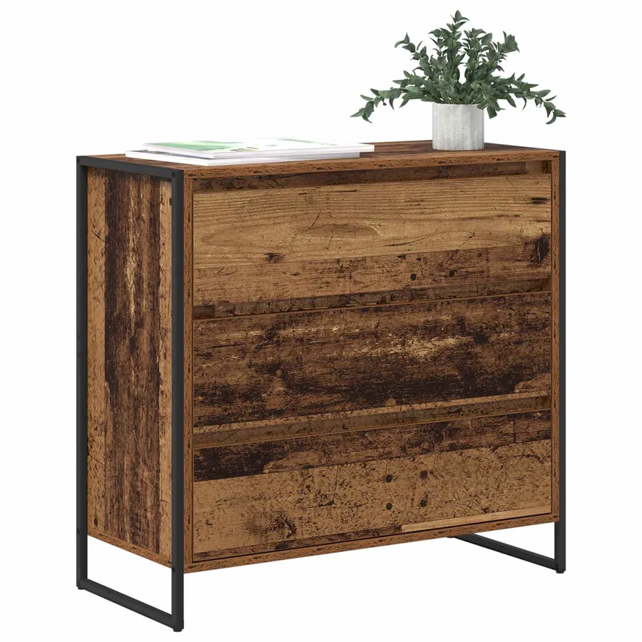 Buffet Bois Ancien 79 x 36 x 75.5 cm Bois d'ingénierie - 3