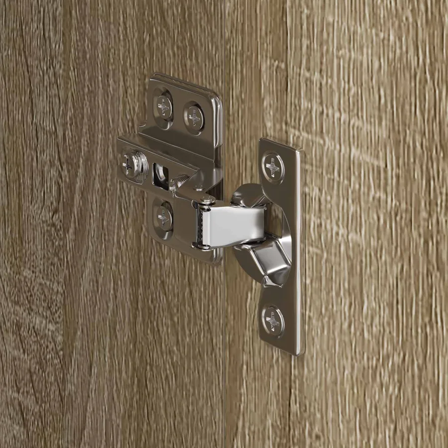 Garde-robe avec porte Sonoma 50 x 50 x 200 cm Bois d'ingénierie - 9