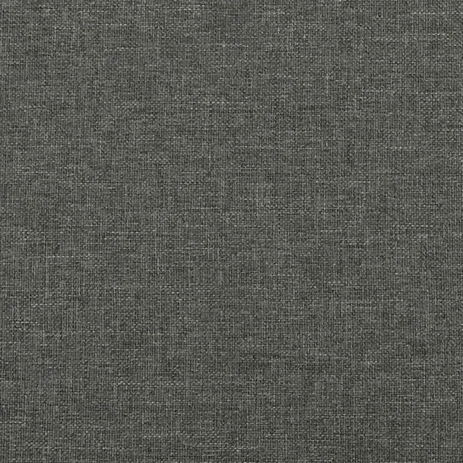 Cadre de lit sans matelas gris foncé 90x200 cm tissu - 8