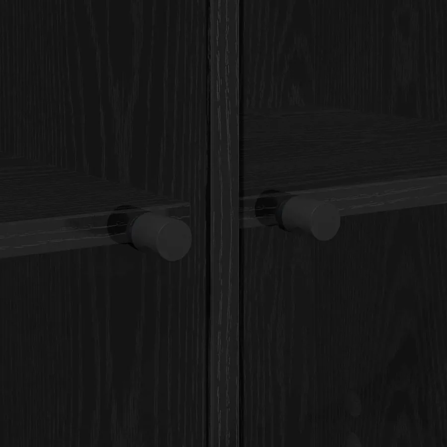 Meuble d'appoint Chêne noir 68 x 37 x 75,5 cm Bois d'ingénierie - 10