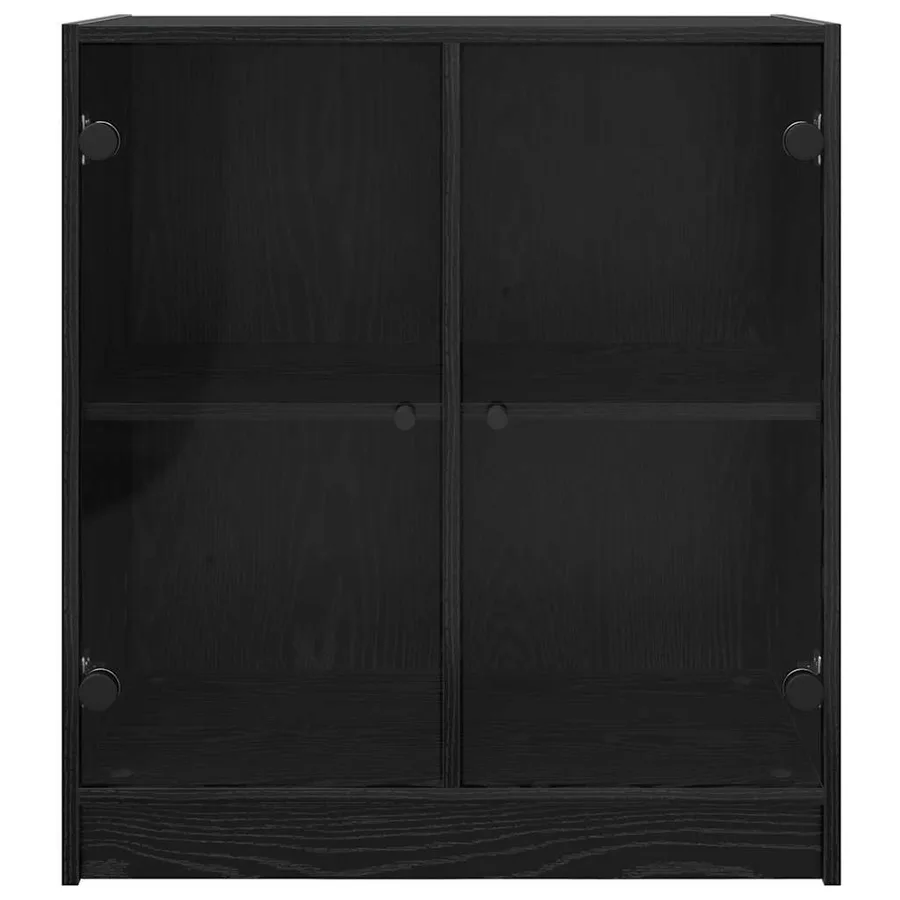 Meuble d'appoint Chêne noir 68 x 37 x 75,5 cm Bois d'ingénierie - 6