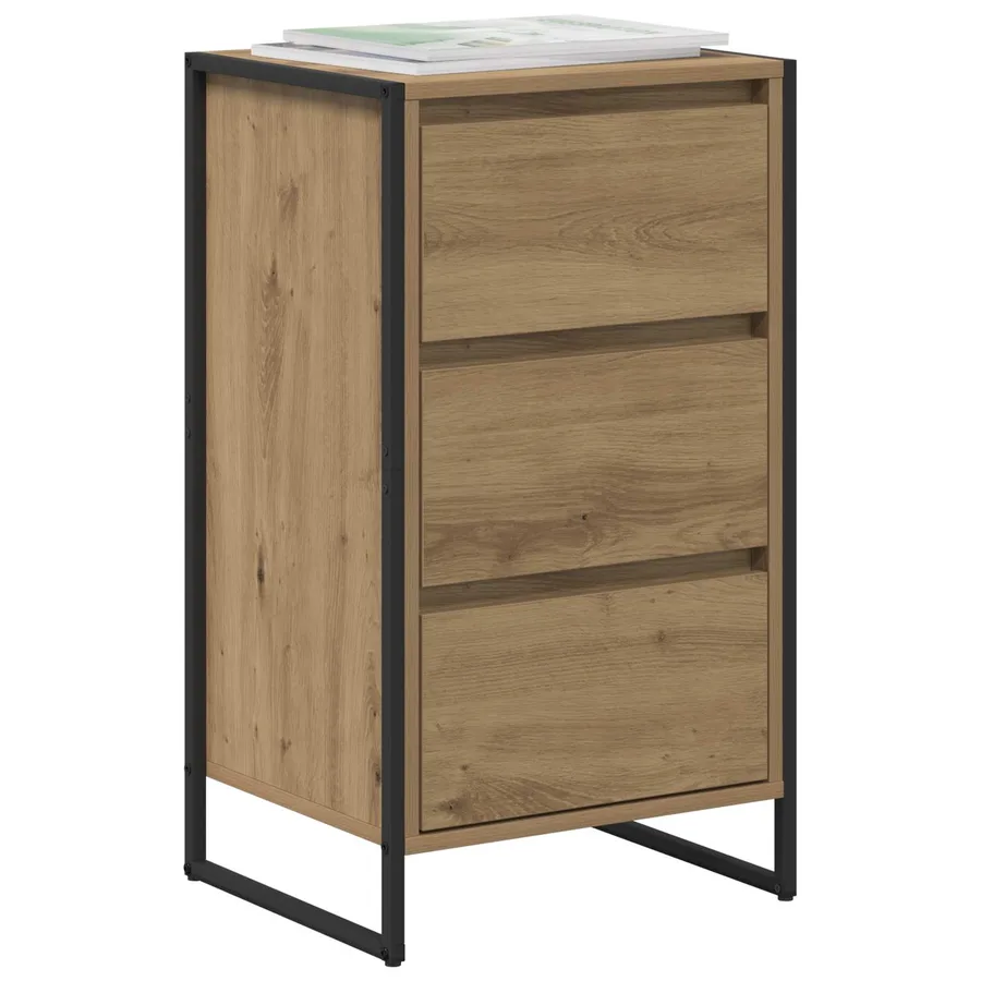 Buffet Chêne artisan 42 x 36 x 75.5 cm Bois d'ingénierie - 3