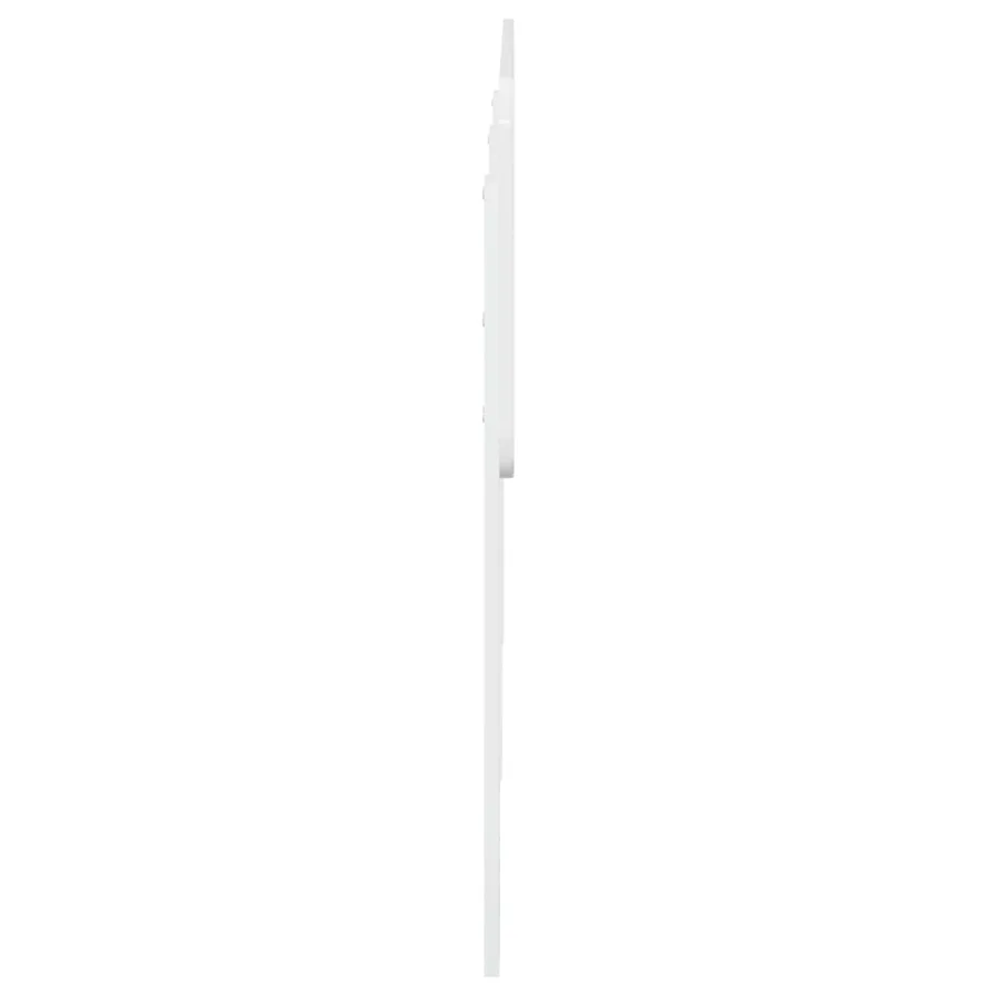Tête de lit Blanc Brillant Bois d'ingénierie - 5