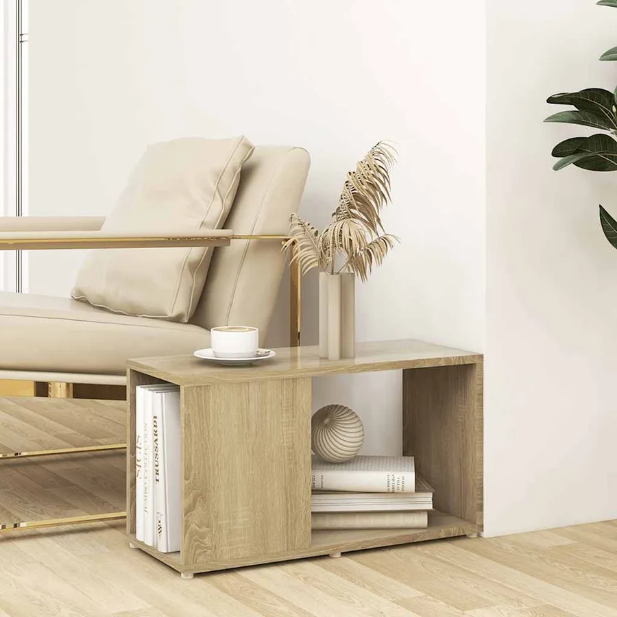 Meuble TV Chêne sonoma 60x24x32 cm Bois d'ingénierie - 2