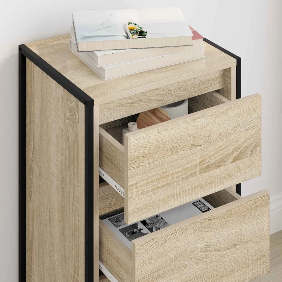 Buffet avec tiroir Sonoma 42 x 36 x 75.5 cm Bois d'ingénierie - 4