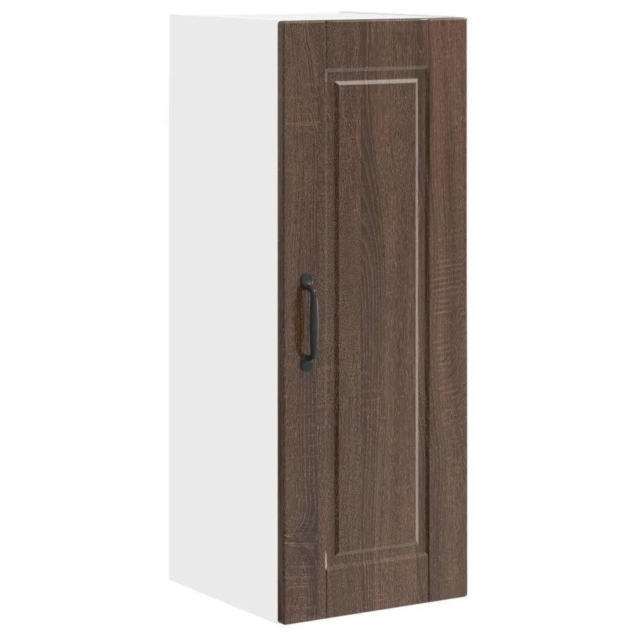 Meuble mural PORTO 2 pcs Chêne brun 30 x 31 x 80 cm - 6