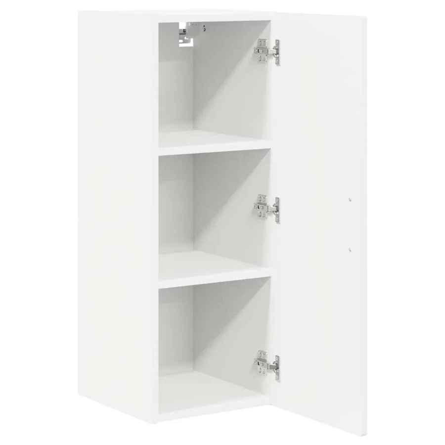 Meuble mural PORTO 2 pcs Blanc brillant 30 x 31 x 80 cm - 5