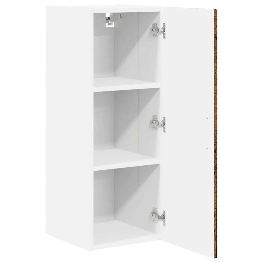 Meuble mural PORTO 2 pcs Bois ancien 30 x 31 x 80 cm - 5