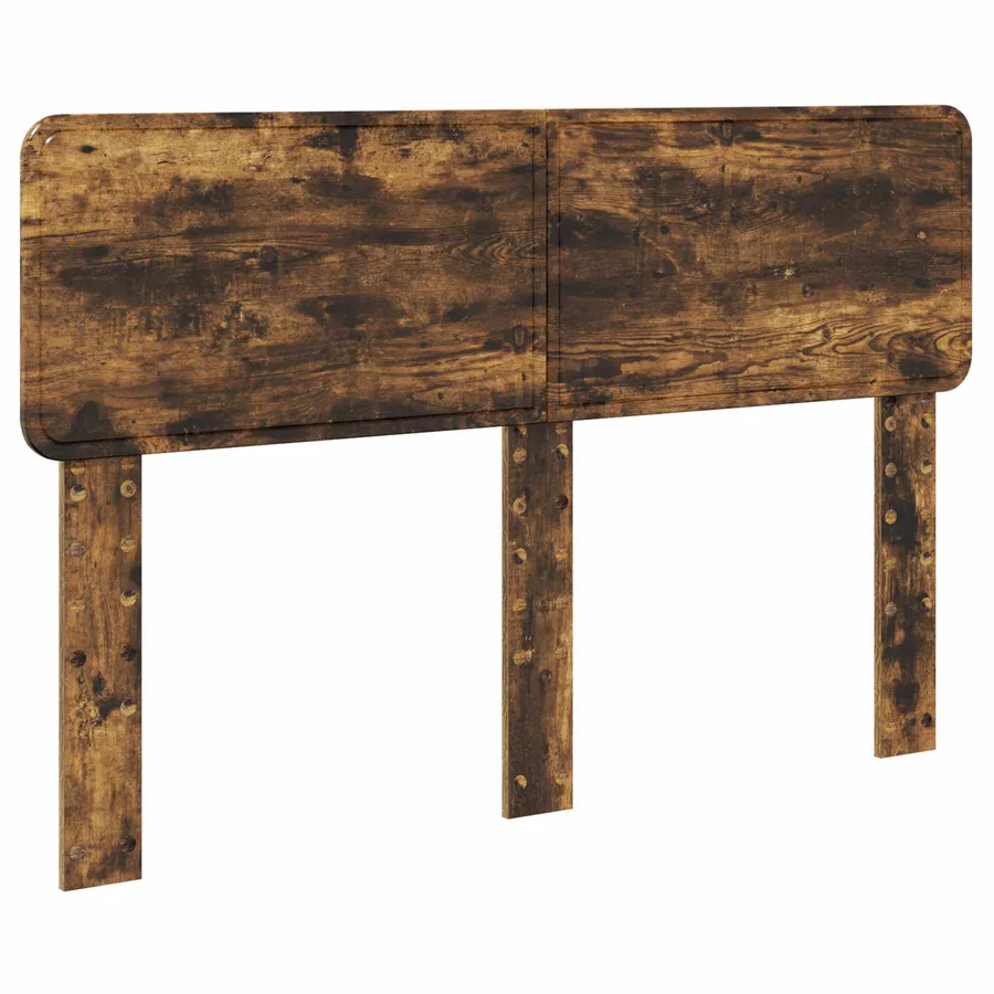 Cadre de lit Chêne Fumé 140 x 200 cm Bois d’ingénierie - 7