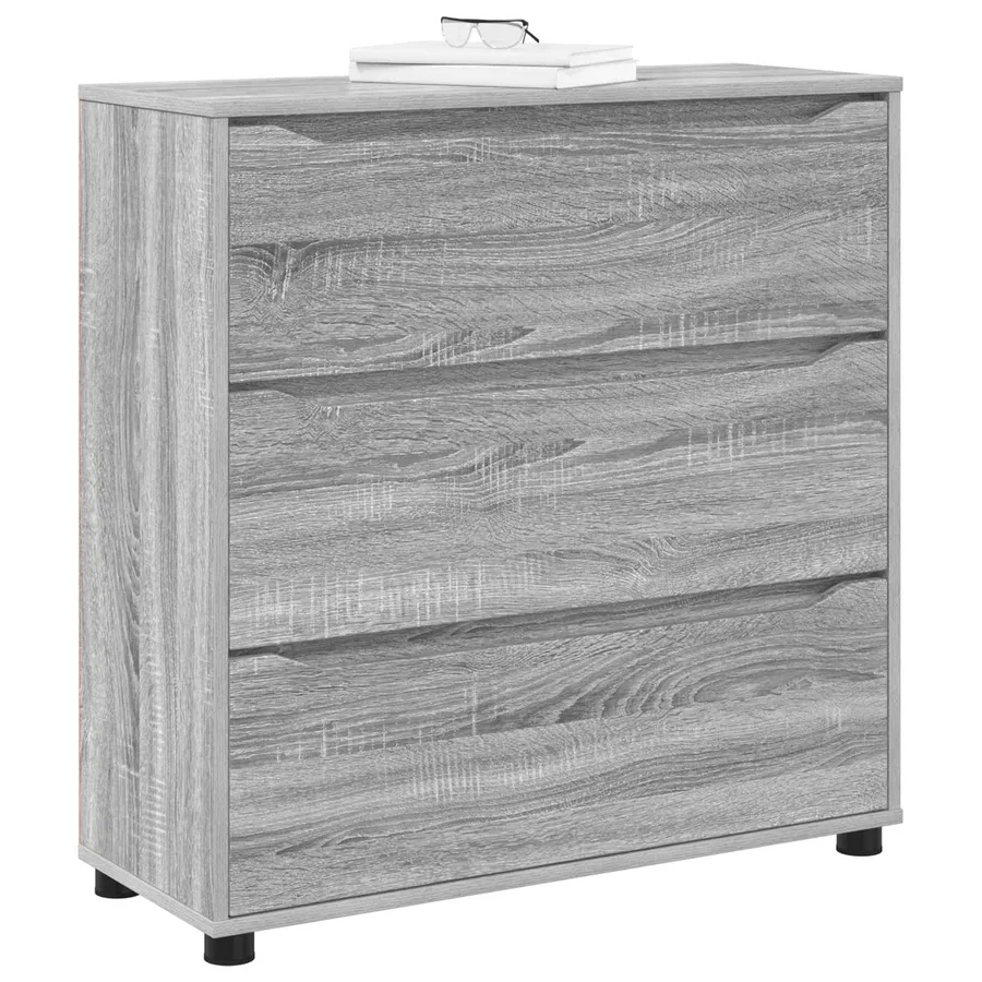 Armoire de rangement Gris Sonoma 80 x 31 x 81 cm - 3