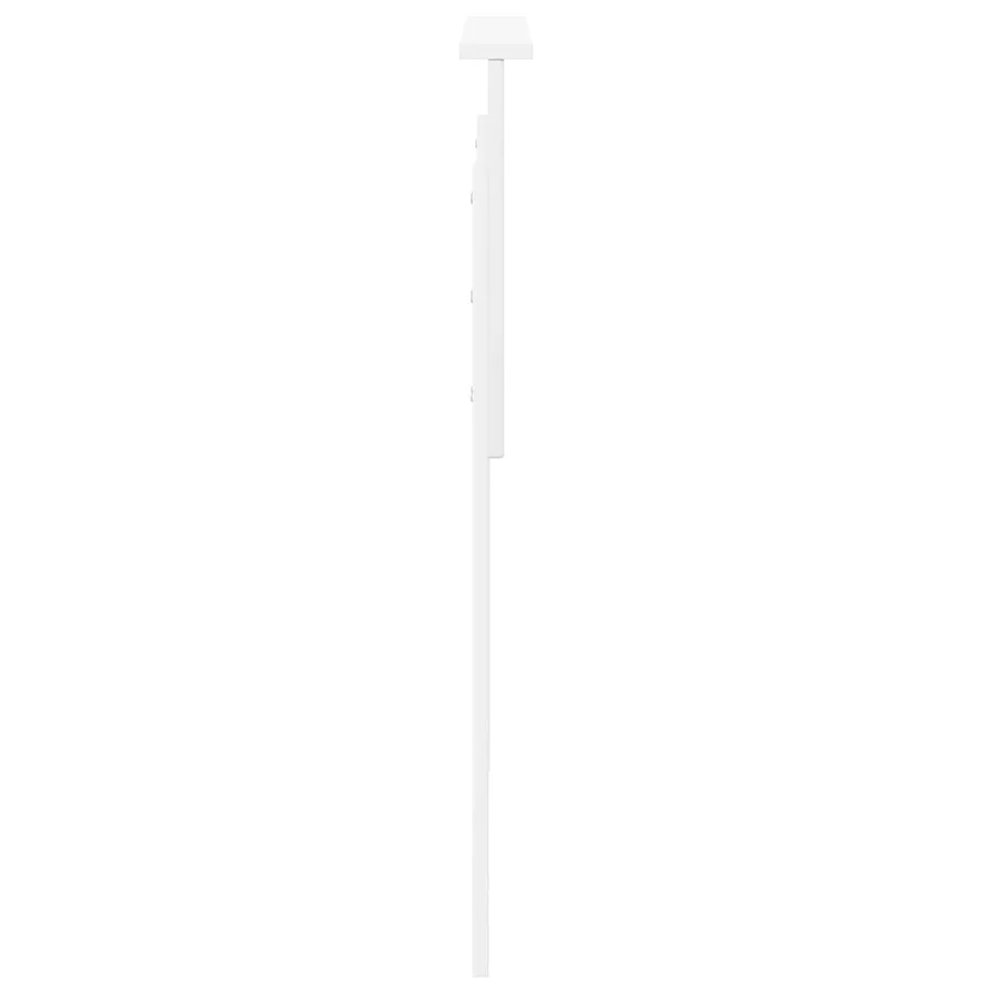 Tête de lit Blanc Bois d'ingénierie - 5