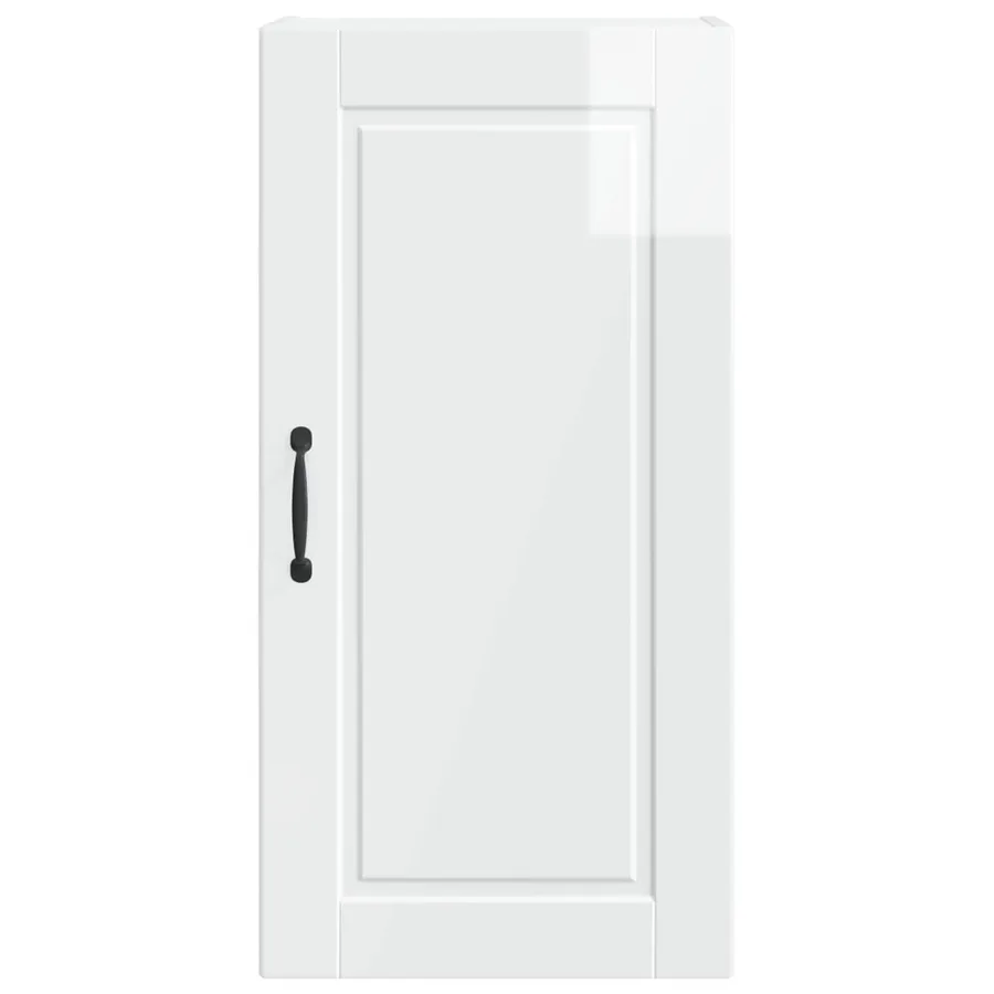 Meuble mural PORTO Blanc brillant 40 x 31 x 80 cm - 6