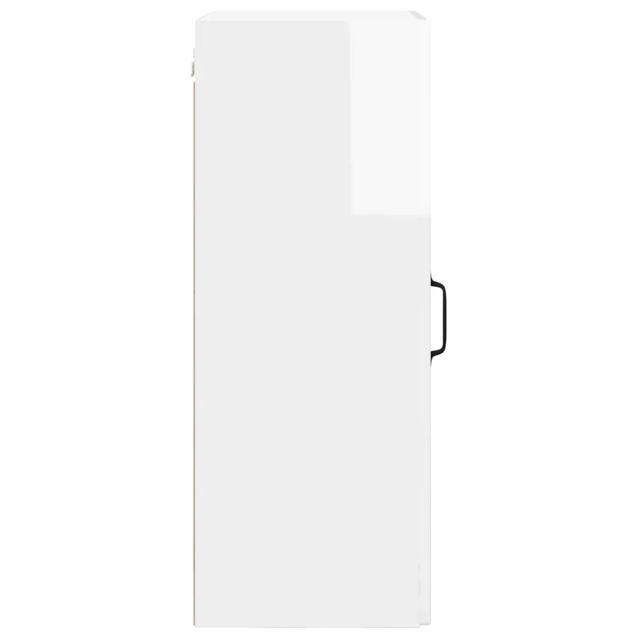 Meuble mural PORTO Blanc brillant 40 x 31 x 80 cm - 7