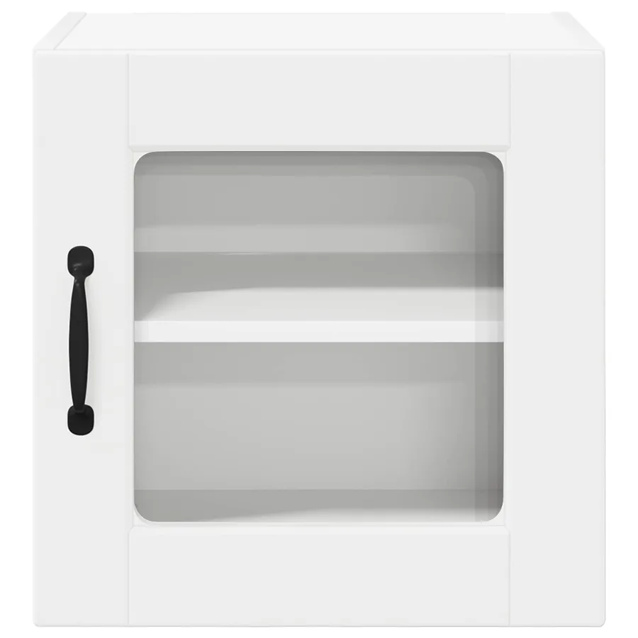 Cabinet en verre mural PORTO 2 pcs Blanc 40 x 31 x 40 cm - 7