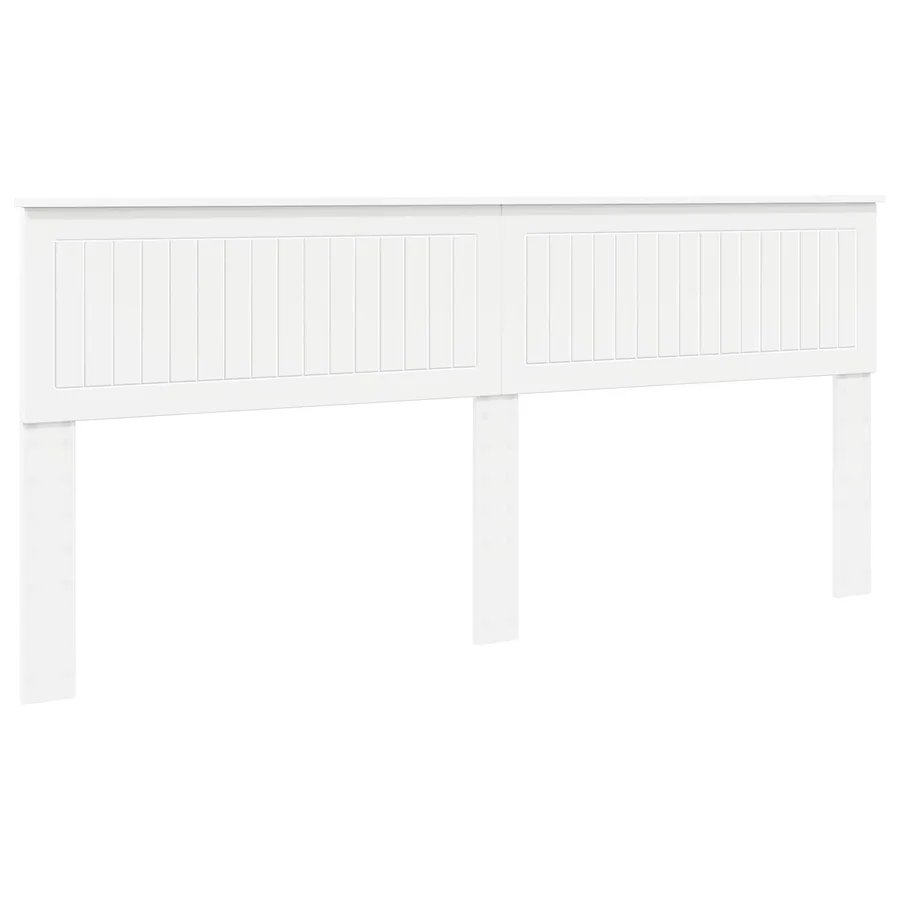 Tête de lit Blanc Bois d'ingénierie - 2