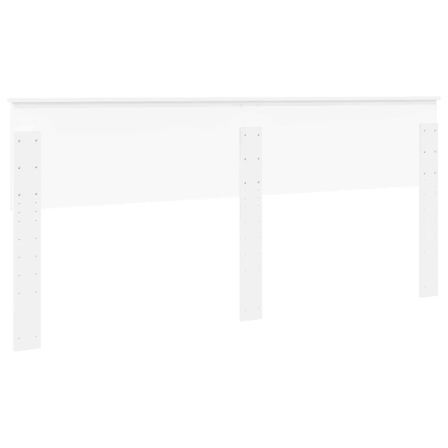 Tête de lit Blanc Bois d'ingénierie - 6