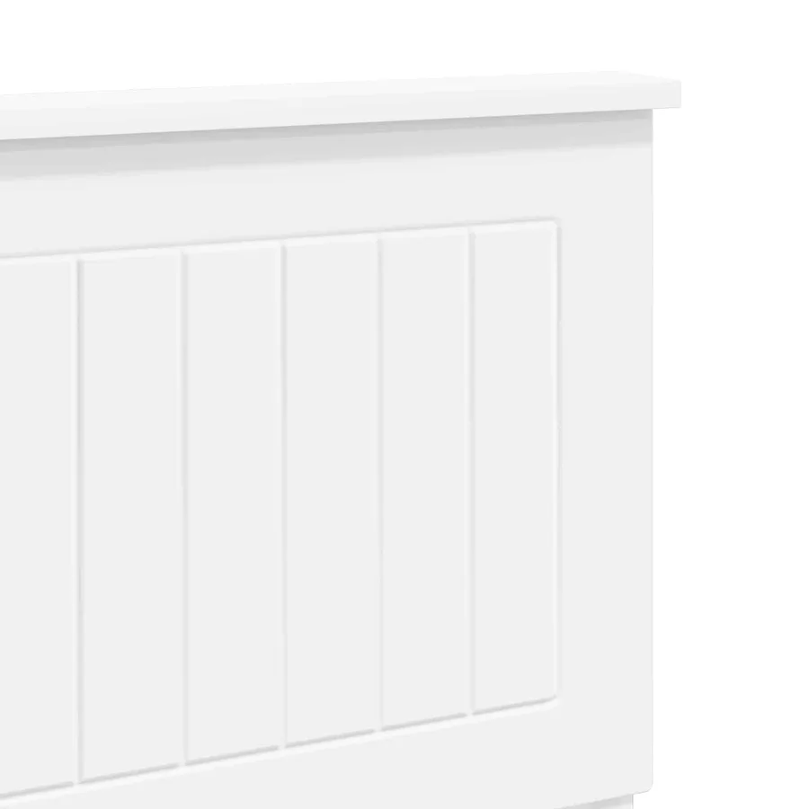 Tête de lit Blanc Bois d'ingénierie - 7