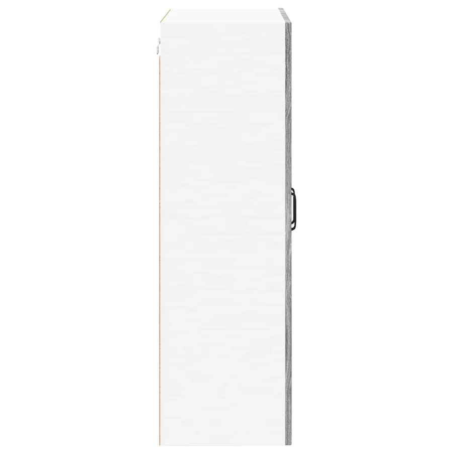 Cabinet en verre mural PORTO Gris Sonoma 60 x 31 x 100 cm - 7