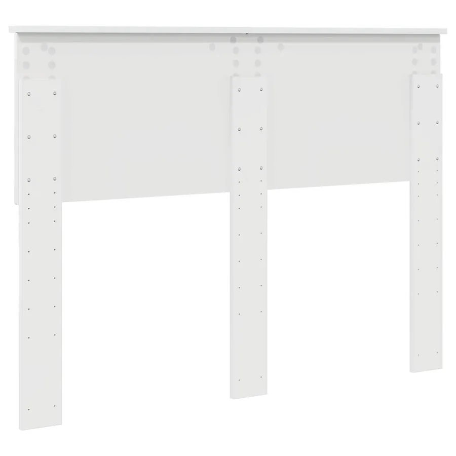 Tête de lit Blanc Brillant Bois d'ingénierie - 6