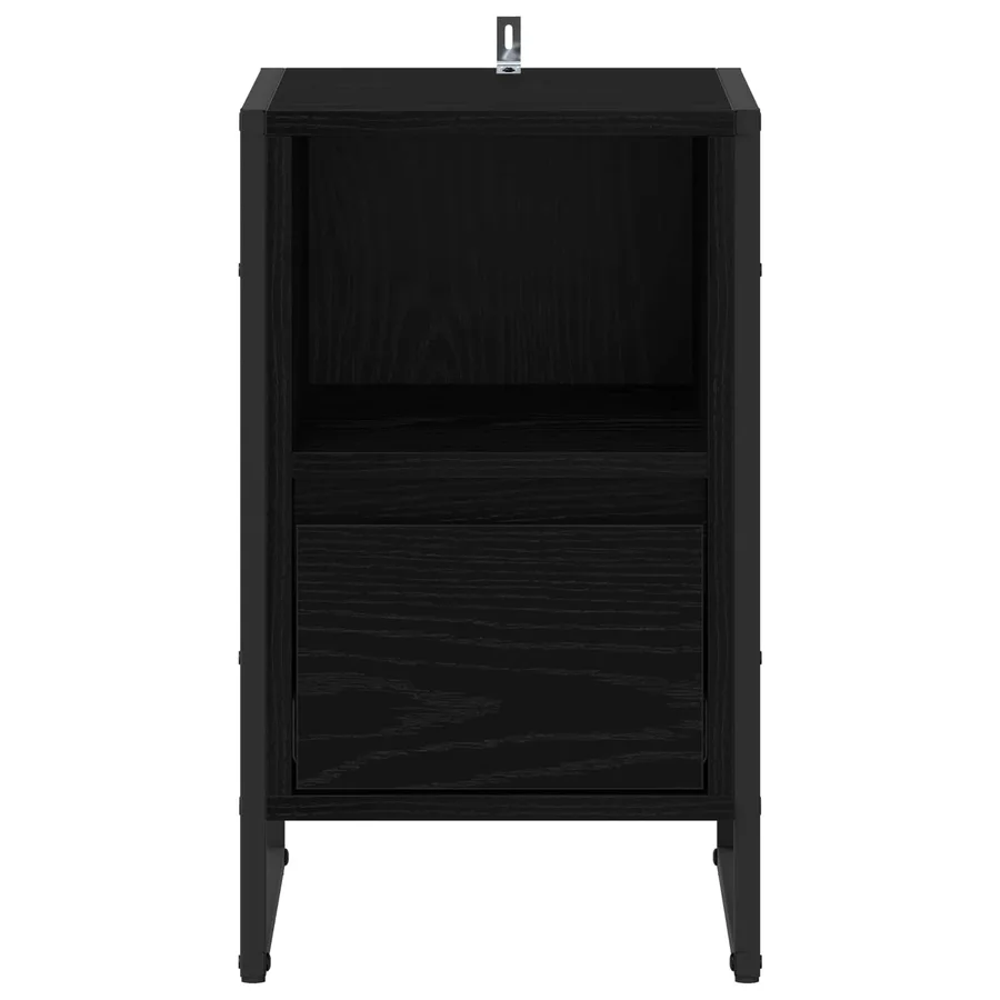 Table de chevet avec tiroir 2 pcs Chêne noir 39,5 x 30 x 50 cm - 7