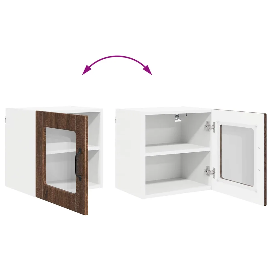 Panneau de lave-vaisselle PORTO Chêne brun 40 x 31 x 40 cm - 11