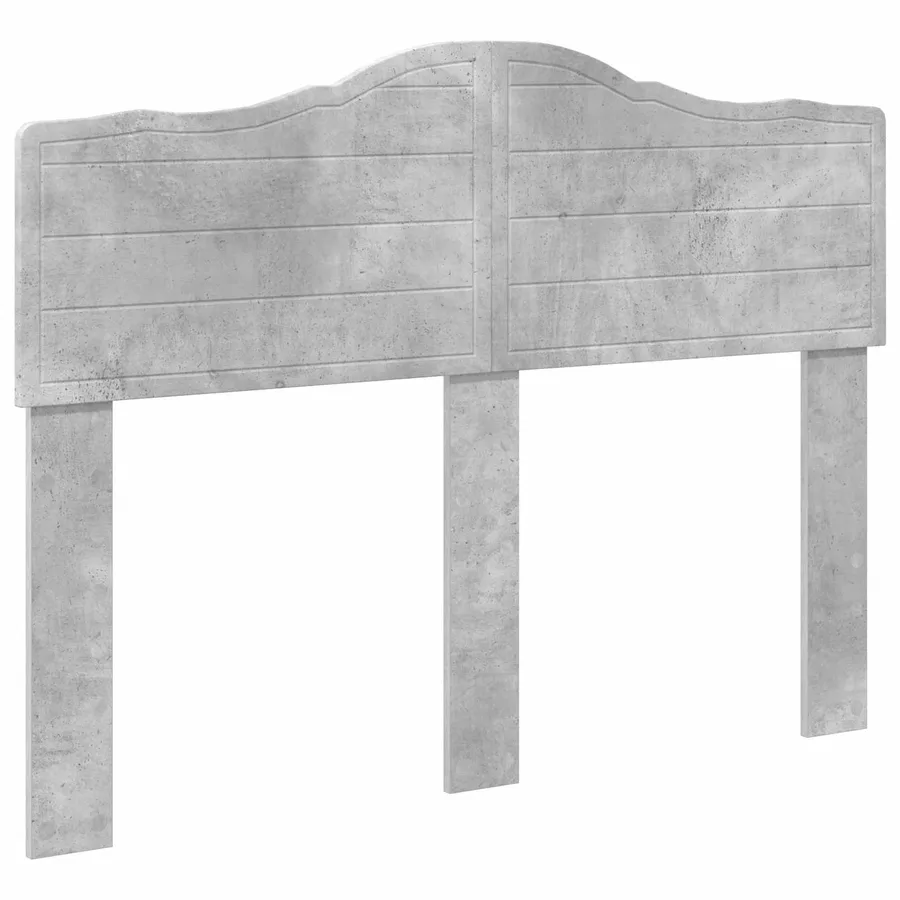 Tête de lit Gris béton Bois d'ingénierie - 2