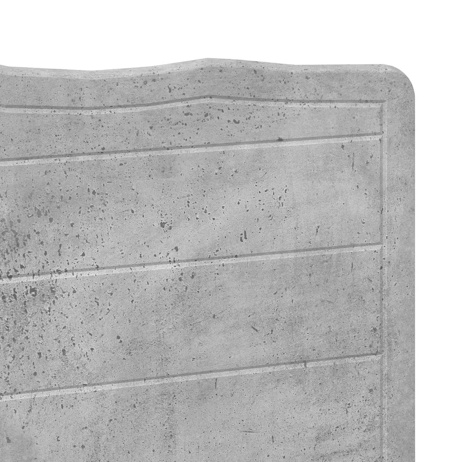 Tête de lit Gris béton Bois d'ingénierie - 7