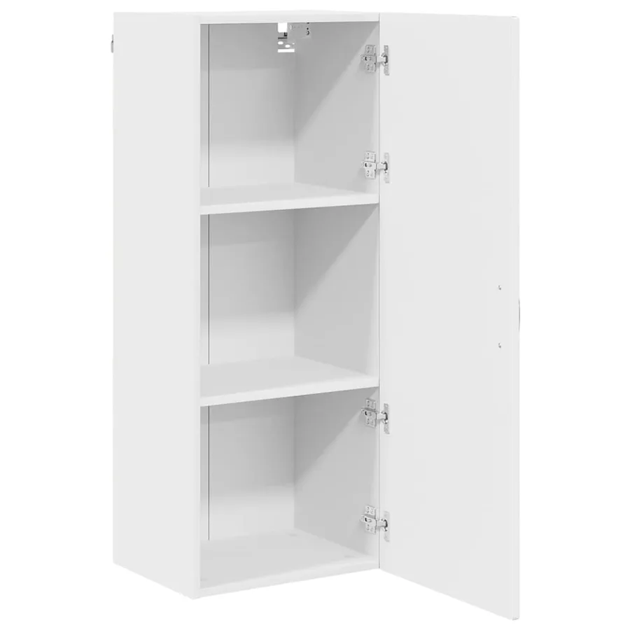 Meuble mural PORTO Blanc brillant 40 x 31 x 100 cm - 5