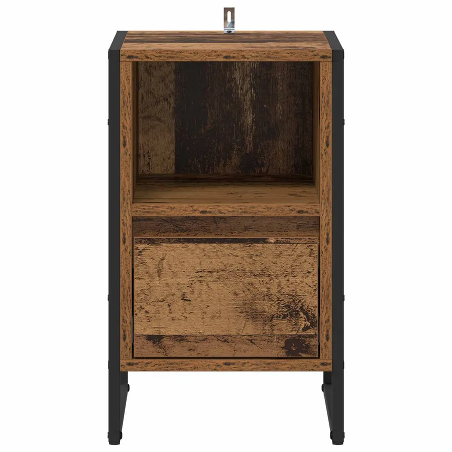 Table de chevet Bois Ancien 39,5 x 30 x 50 cm Bois d'ingénierie - 6