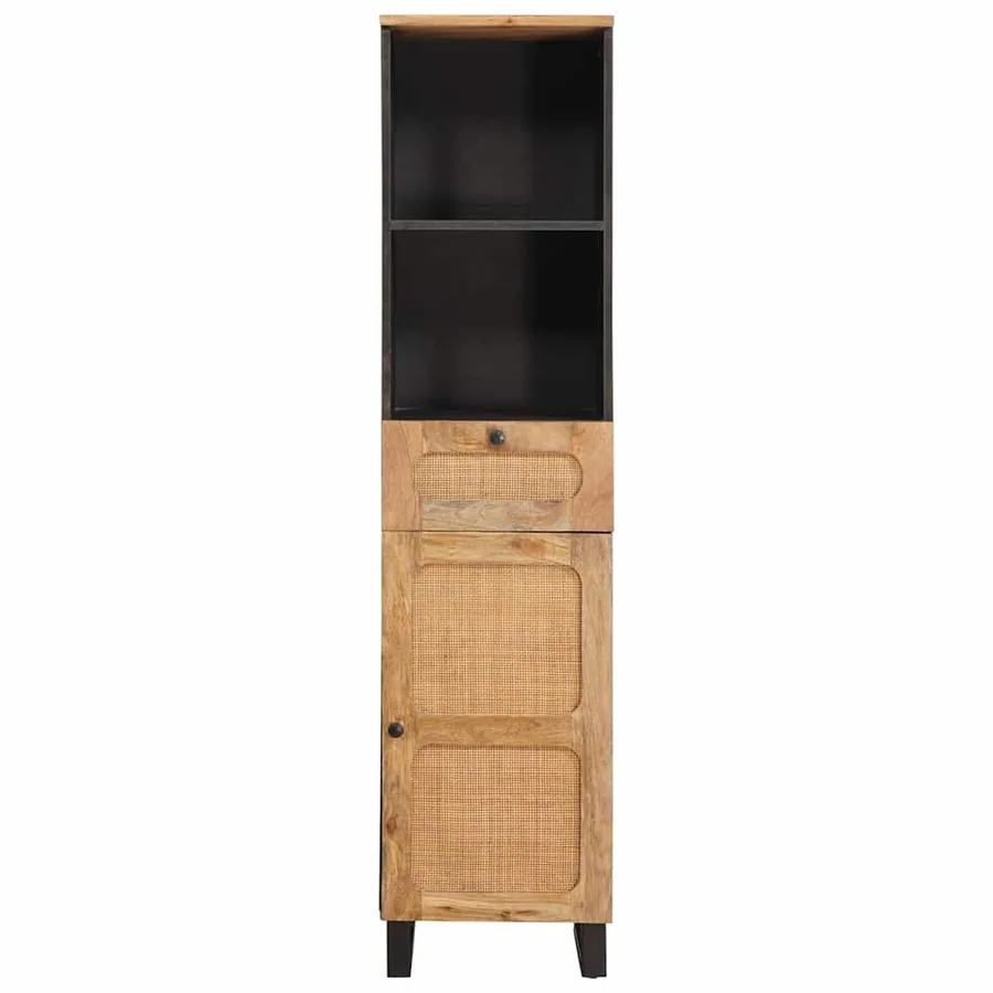 Armoire de salle de bain avec étagère Marron 38 x 33 x 160 cm - 3