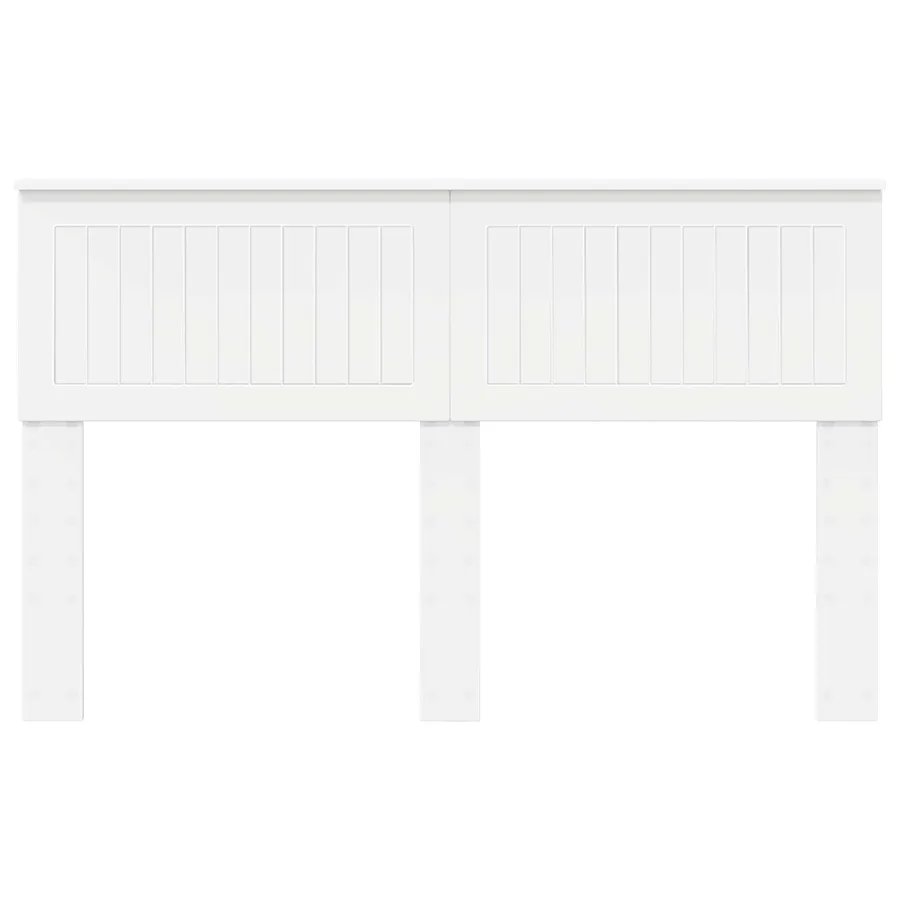 Tête de lit Blanc Bois d'ingénierie - 4