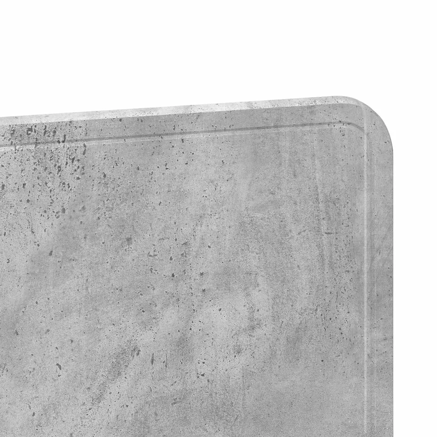 Tête de lit Gris béton Bois d'ingénierie - 7