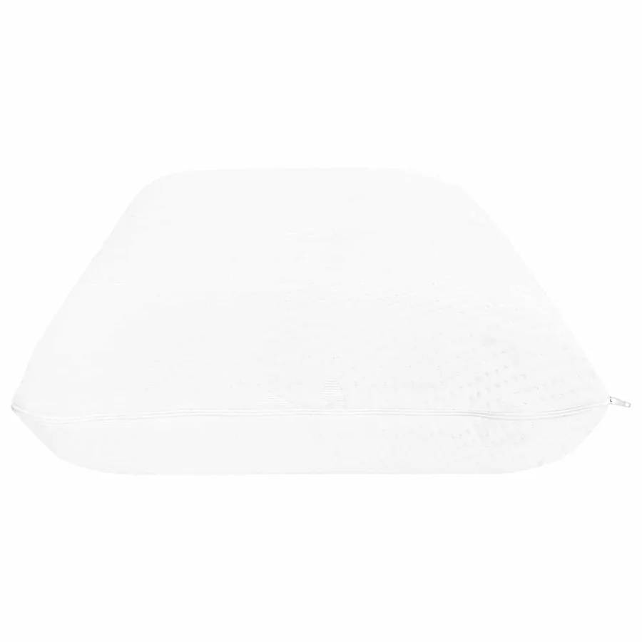 Coussin de sommeil Uni Blanc 70 x 36 x 13 cm - 5