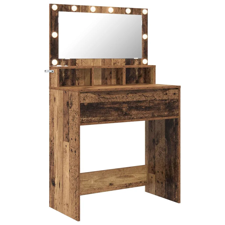 Tables de maquillage pour chambre avec tiroir Bois Ancien - 2