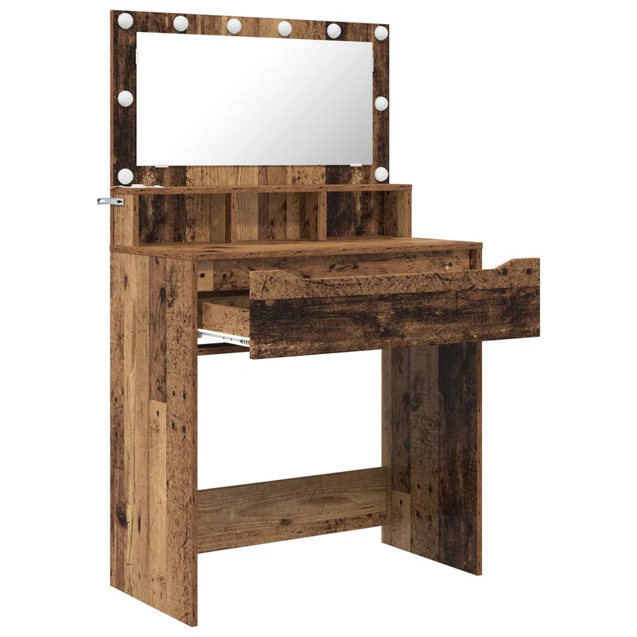 Tables de maquillage pour chambre avec tiroir Bois Ancien - 5