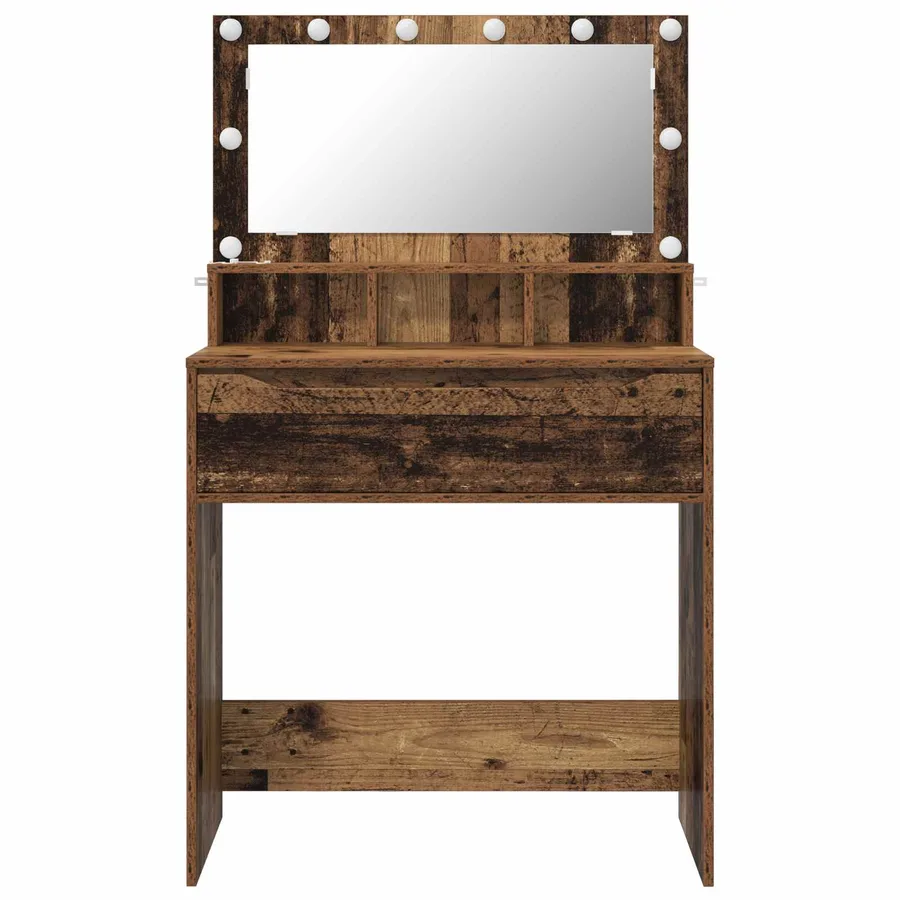 Tables de maquillage pour chambre avec tiroir Bois Ancien - 6