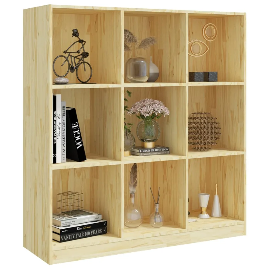 Bibliothèque/Séparateur de pièce 104x33,5x110 cm pin massif - 4