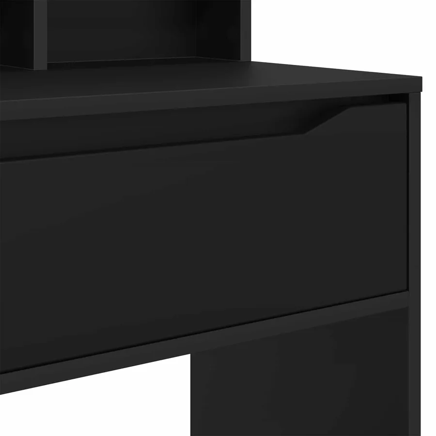 Tables de maquillage pour chambre Noir 80 x 39,6 x 135 cm - 8