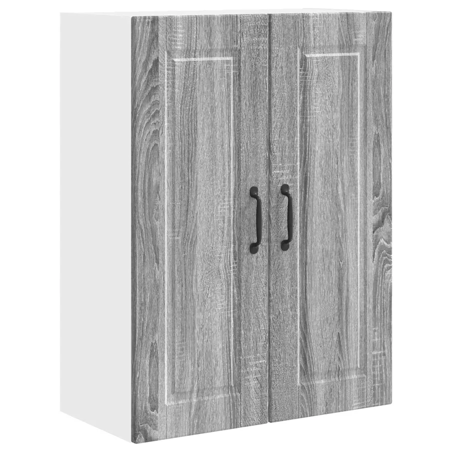 Meuble mural PORTO Gris Sonoma 60 x 31 x 80 cm - 2