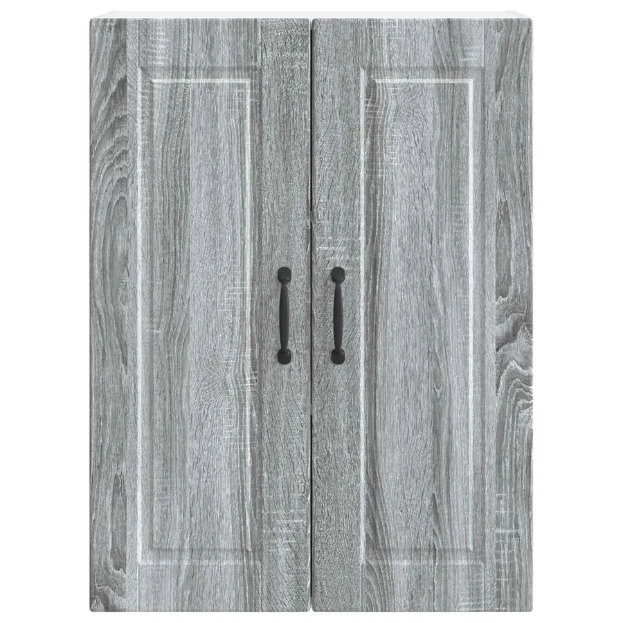 Meuble mural PORTO Gris Sonoma 60 x 31 x 80 cm - 6