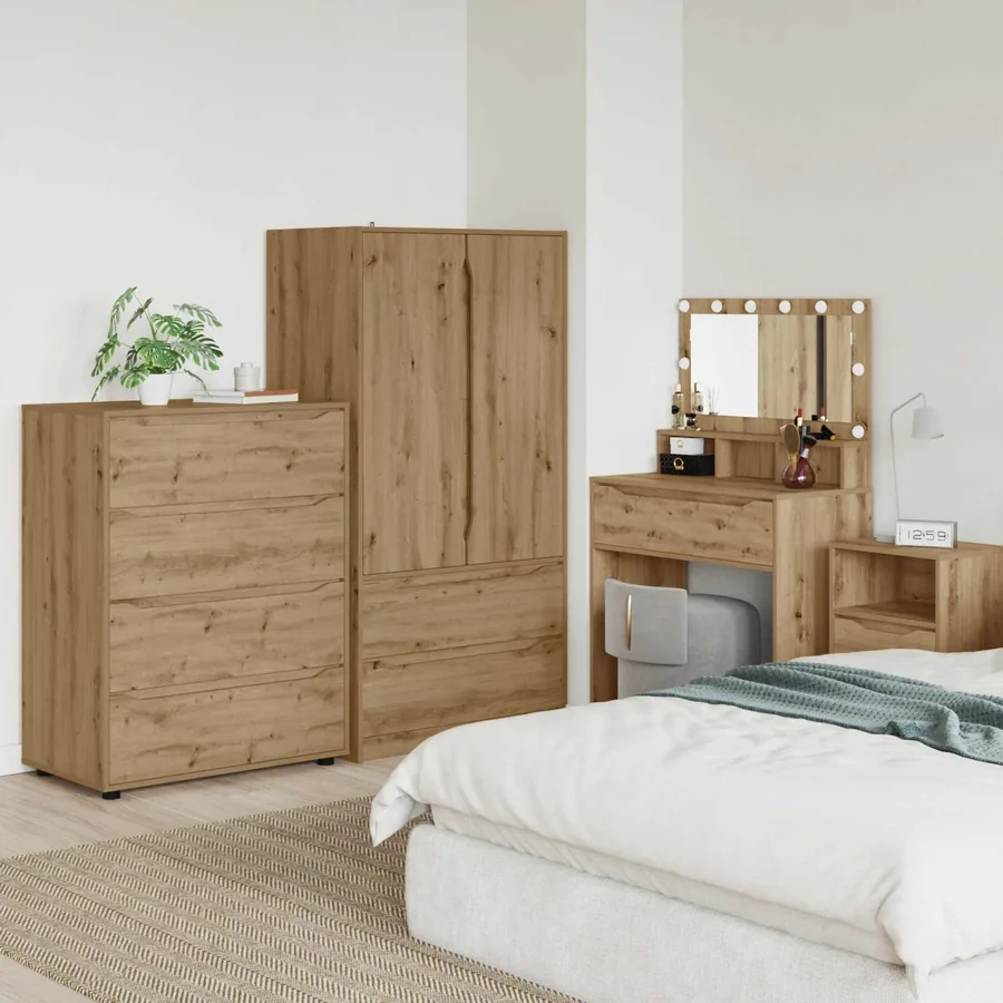 Armoires de rangement 80 x 48 x 105 cm Bois d'ingénierie