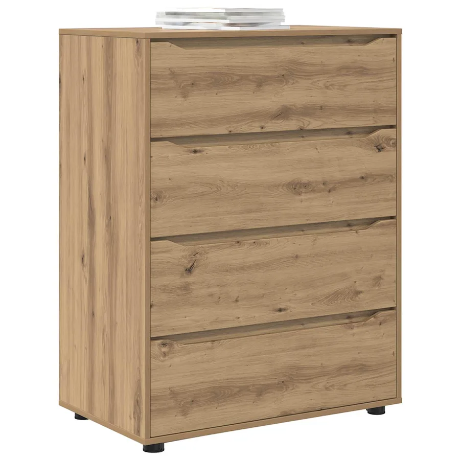 Armoires de rangement 80 x 48 x 105 cm Bois d'ingénierie - 3
