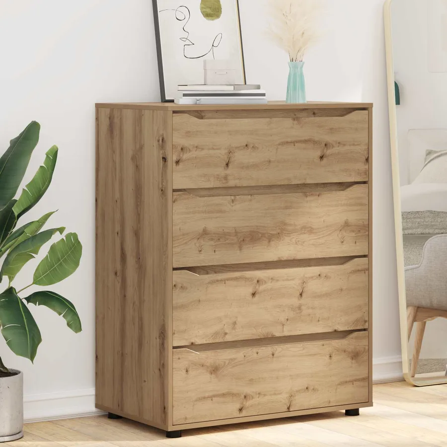 Armoires de rangement 80 x 48 x 105 cm Bois d'ingénierie - 6