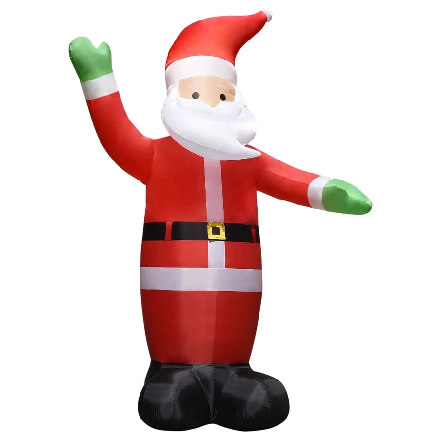 Père Noël gonflable avec LED Décoration de Noël IP44 4,5 m - 2