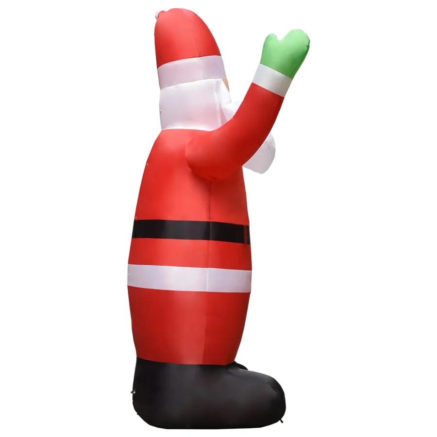 Père Noël gonflable avec LED Décoration de Noël IP44 4,5 m - 4