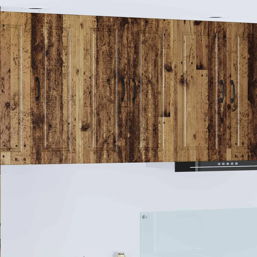 Meuble mural PORTO Bois ancien 60 x 31 x 80 cm