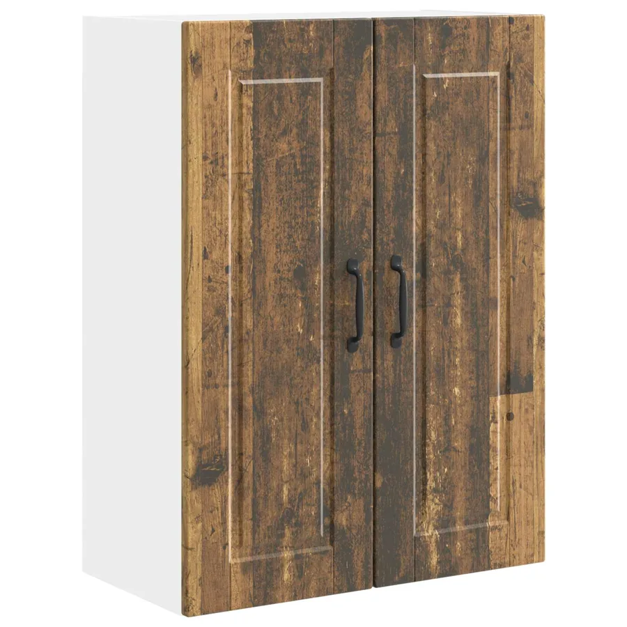Meuble mural PORTO Bois ancien 60 x 31 x 80 cm - 2
